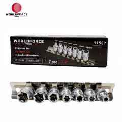 E Lokma Seti 7 Parça 1/4'' (E4,E5,E6,E7,E8,E10,E11mm)