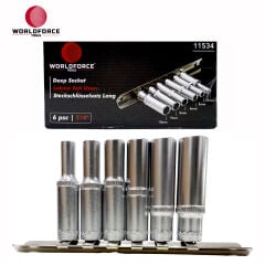 Lokma Seti Uzun 6 Parça 1/4'' 6 Köşe (4,5,6,8,9,10mm)