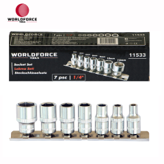 Lokma Seti 7 Parça 1/4'' 6 Köşe (4,5,6,8,9,10,13mm)
