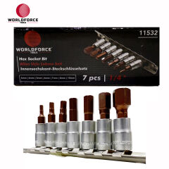 Allen Uçlu Lokma Seti 7 Parça 1/4'' (3,4,5,6,7,8,10mm)