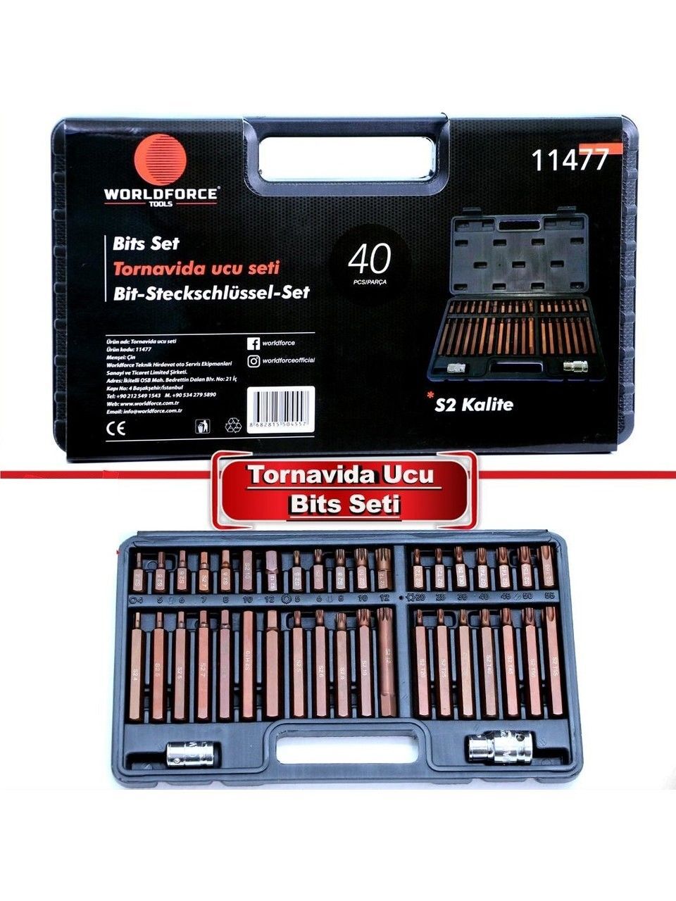 Bits Uç Seti 40 Parça S2
