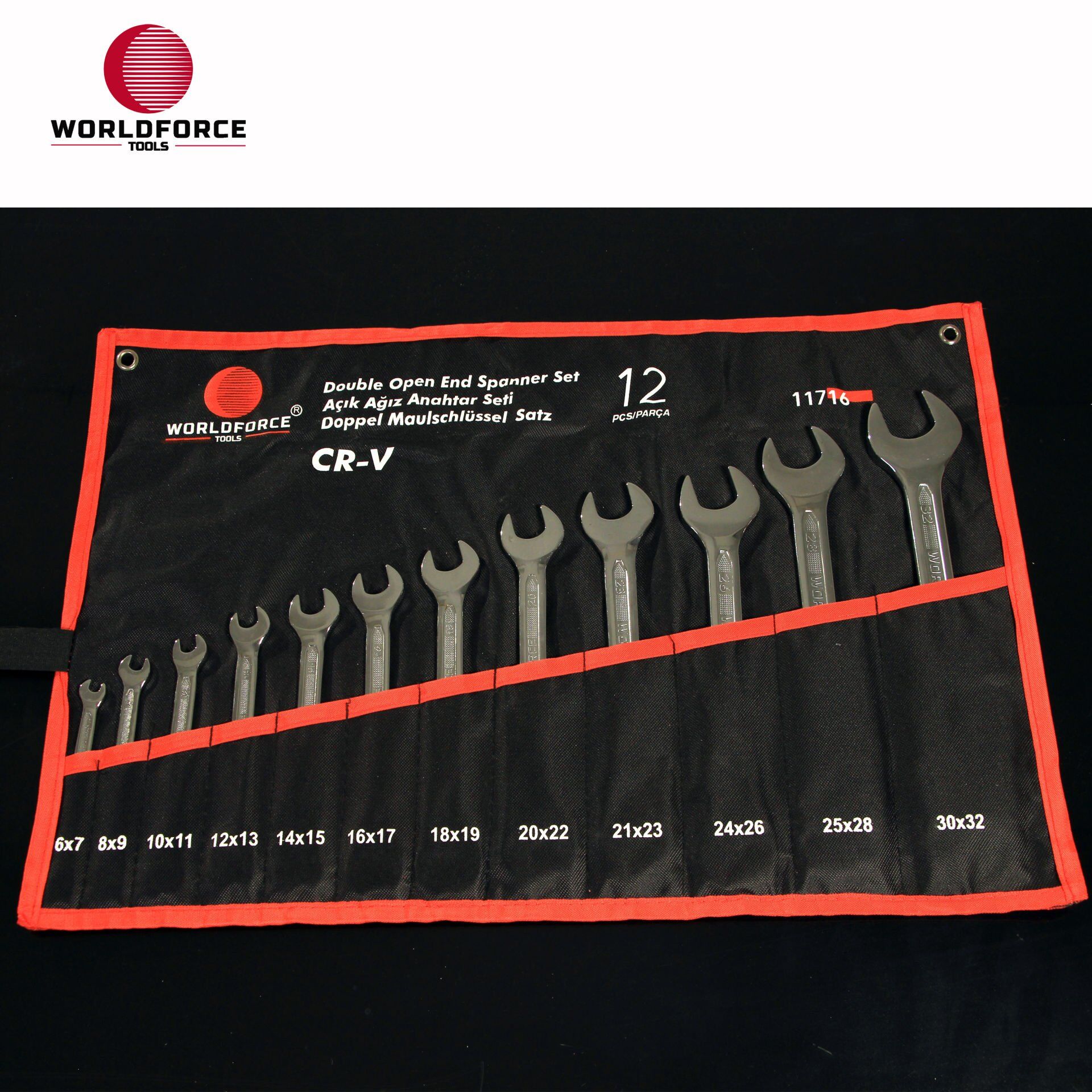 Açık Ağız Anahtar Seti 12 Parça (6x7-30x32mm)