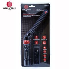 Katlanabilir Şarjlı El Lambası 360° COB Ledli 350 Lm (2200 mAh)