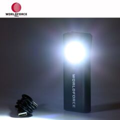 Mesafe Algılama Sensörlü Şarjlı Mini El Lambası COB+XG2 Ledli 1200 Lm (2000 mAh)