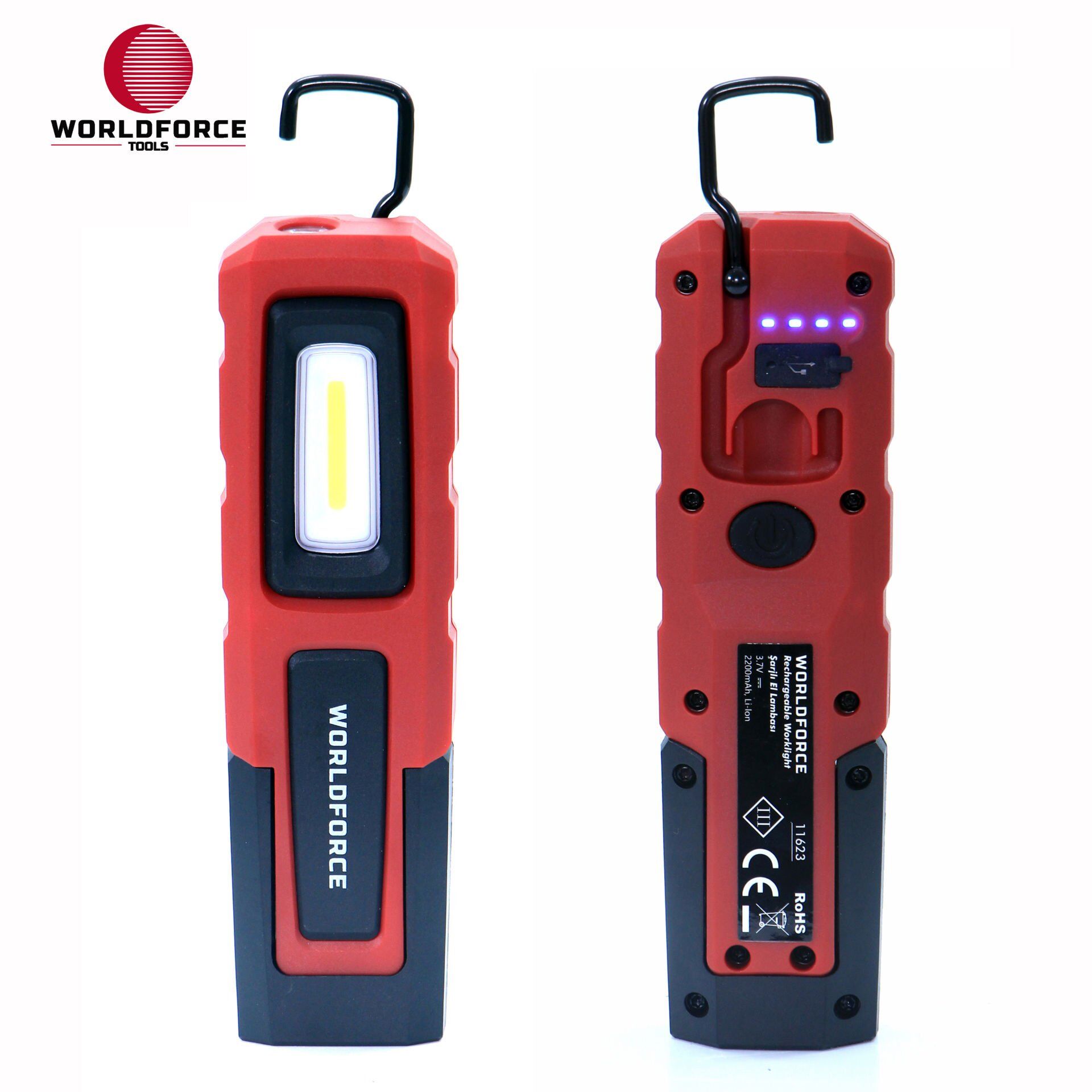 Şarjlı El Lambası COB Ledli 420 Lm (2200 mAh)