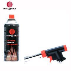 Jet Pürmüz Başlığı + LPG Gaz Kartuşu 400ml