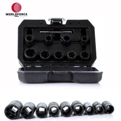Hasarlı Somun Sökme Seti 10 Parça 3/8''