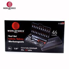 Lokma Takımı 46 Parça S-Ultra 1/4'' Uzatmalı Cırcır