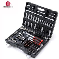 Lokma Takımı 156 Parça S-Ultra 1/4''-3/8''-1/2'' Uzatmalı Cırcır