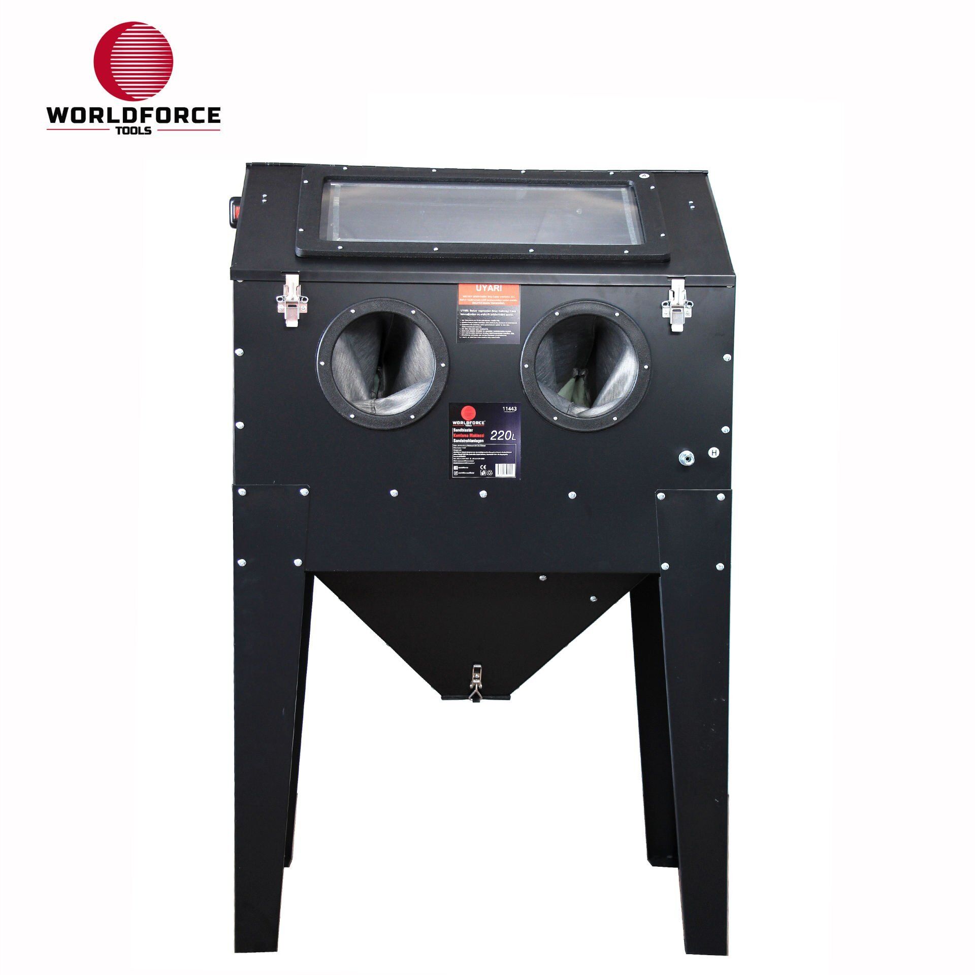 Kumlama Makinesi 220 Litre Kabinli