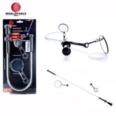 Muayene Ayna Seti 3'lü (2x Ayna + LED Kancalı Çubuk)