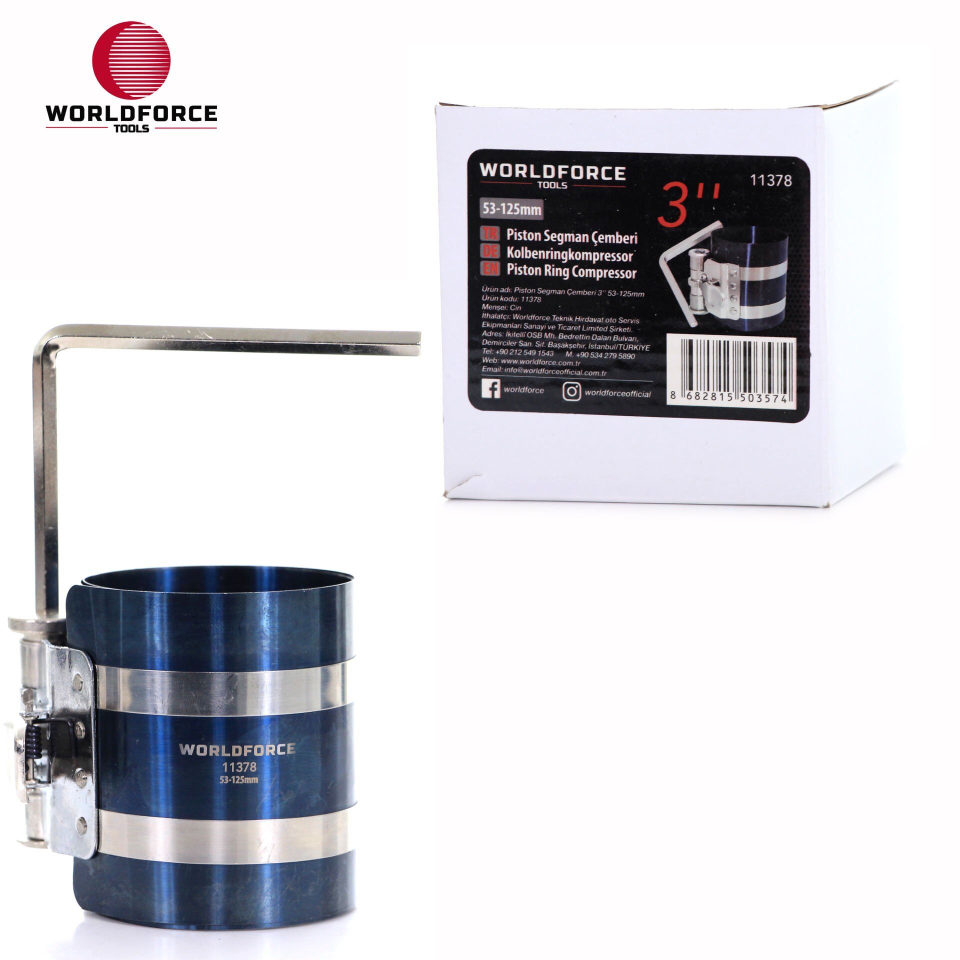 Piston Segman Çemberi 3'' 53-125mm
