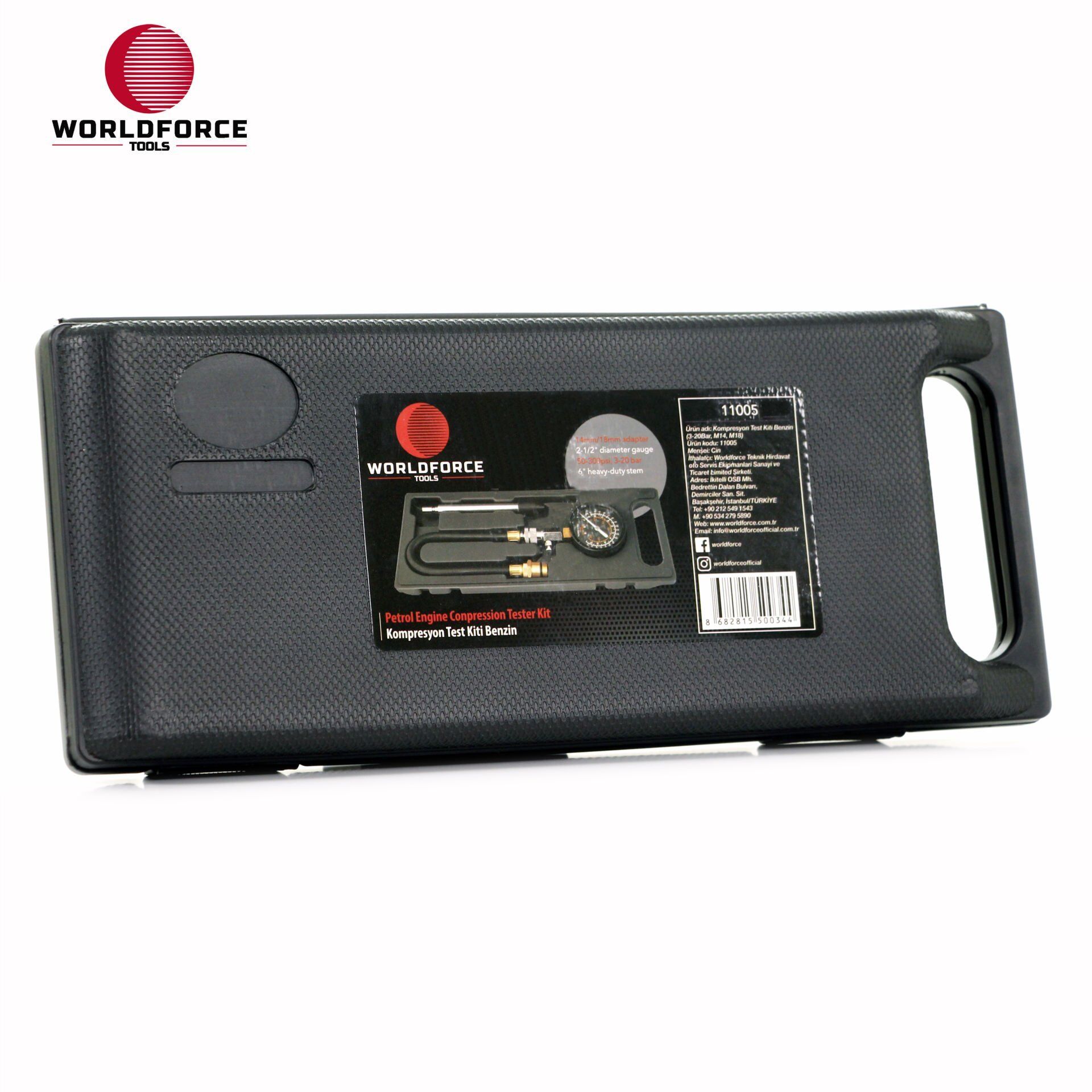 Kompresyon Test Kiti Benzin (0-21Bar, М14, М18)