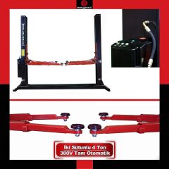Hidrolik Lift İki Sütunlu 4 Ton 380V Tam Otomatik (3 Kol)