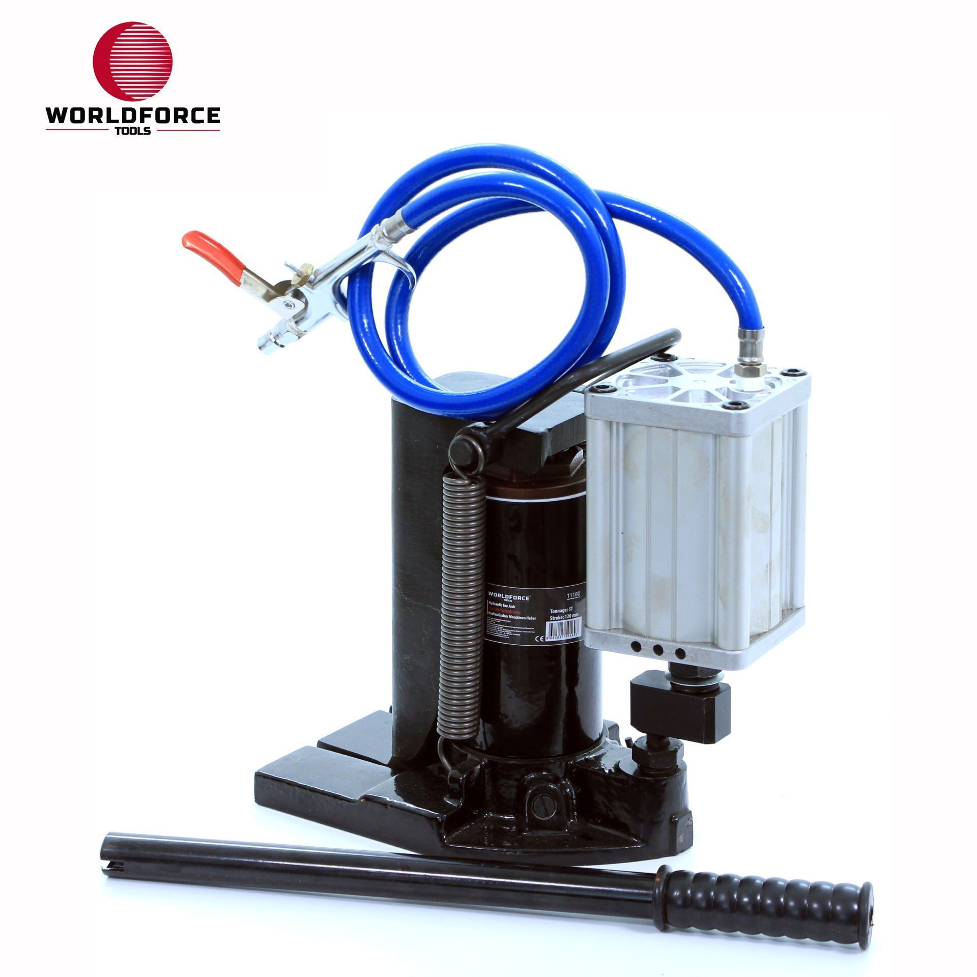 Hidrolik Tırnaklı Kriko 5 Ton 120mm (Havalı)